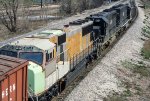 NYSW 4054, EMD SD70M, New enroute to VMV Paducah Shops for contract paint work, seen here EB on the ICRR at 16th Street